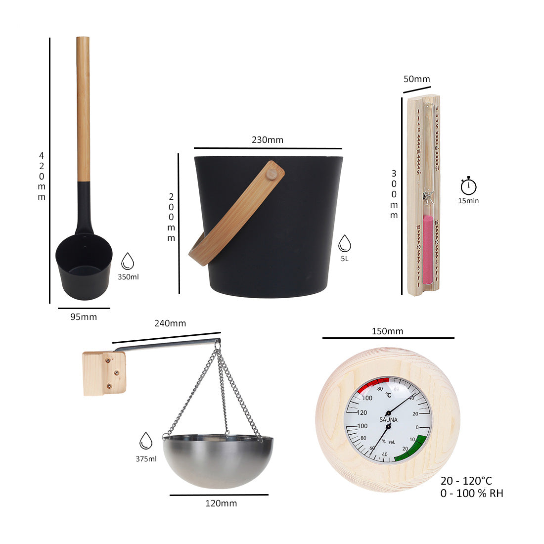SAUFLEX SAUNA SET B115